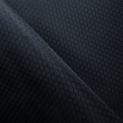 Ткань Оксфорд 300D PU Рип-Стоп СОТЫ, цвет Черный (на отрез)  в Пушкино