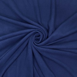 Флис Односторонний 130 гр/м2, цвет Темно-синий (на отрез)  в Пушкино