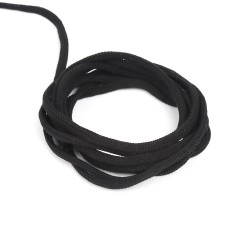 Шнур для одежды 4,5 мм, цвет Чёрный (на отрез)  в Пушкино