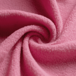 Флис Односторонний 130 гр/м2, цвет Розовый (на отрез)  в Пушкино