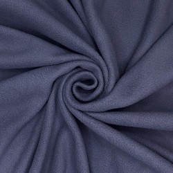 Ткань Флис Односторонний 130 гр/м2, цвет Темно-серый (на отрез)  в Пушкино