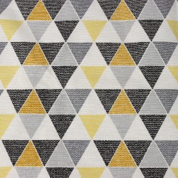 Интерьерная ткань Дак (DUCK), принт &quot;Малые Треугольники&quot; (на отрез)  в Пушкино