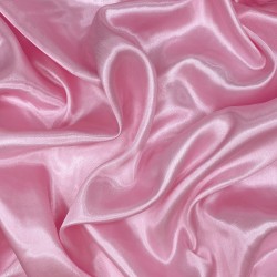 Ткань Атлас-сатин, цвет Розовый (на отрез)  в Пушкино