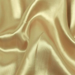 Ткань Атлас-сатин ЛЮКС, цвет Золотой (на отрез)  в Пушкино