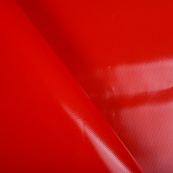 Ткань ПВХ 450 гр/м2, Красный (на отрез)  в Пушкино