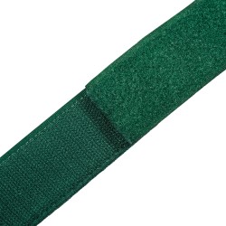 Контактная лента 40мм (38мм) цвет Зелёный (велькро-липучка, на отрез)  в Пушкино