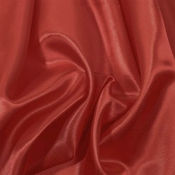 Ткань Атлас-сатин, цвет Красный (на отрез)  в Пушкино